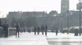 Adults and children walking along the promenade in beautiful European city HD Footage