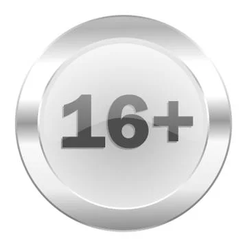 Adults chrome web icon isolated. Stock Illustration
