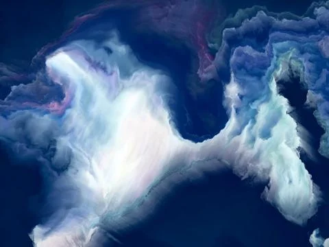 Advance of Cloudscape Stock Illustration