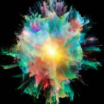 Advance of Colors 스톡 일러스트