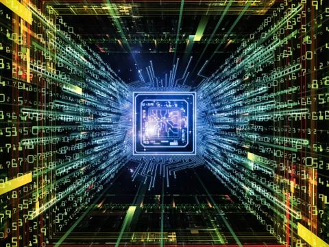 Advance of Computer イラスト素材