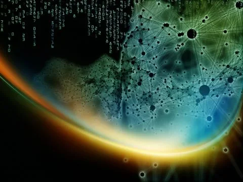 Advance of Computing Ilustração Stock