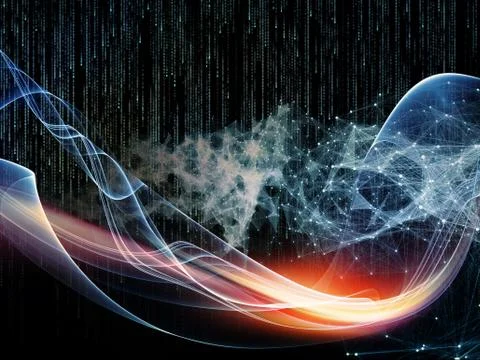 Advance of Computing Ilustração Stock