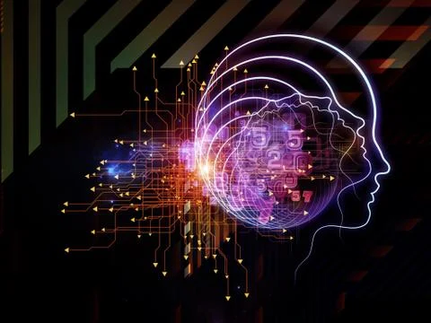 Advance of Consciousness Stock Illustration