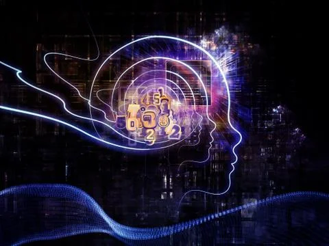 Advance of Consciousness Stock Illustration