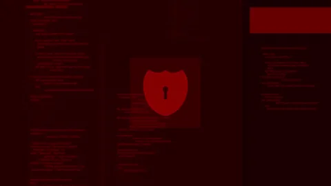 Advance cybersecurity data information coding protection and secure from hac Stock Footage 300710191