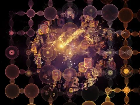 Advance of Data Cloud Illustrazione stock