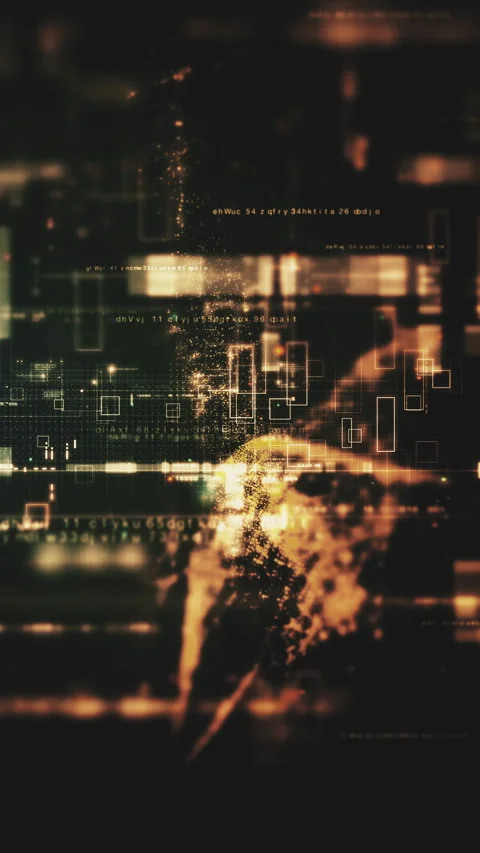 Advance Data Matrix Simulation Background Vídeo Stock 278441715
