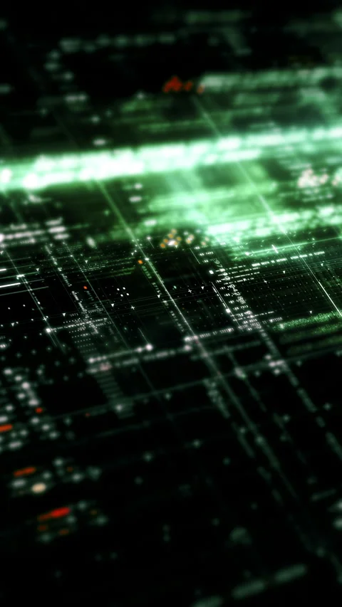 Advance Data Matrix Simulation Background Vídeo Stock 278446695