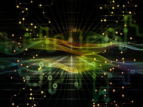 Advance of Data Transfers 스톡 일러스트