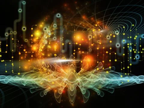 Advance of Data Transfers Illustrazione stock