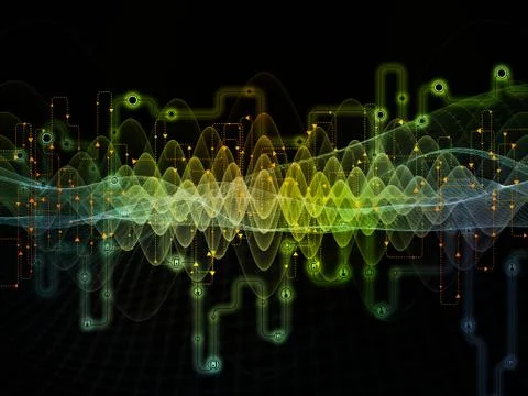 Advance of Data Transfers 스톡 일러스트