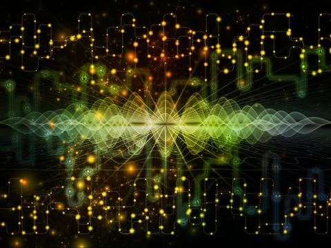 Advance of Data Transfers Stock Illustration