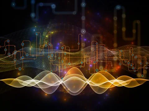 Advance of Data Transfers Illustrazione stock