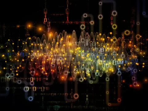 Advance of Data Transfers Illustrazione stock