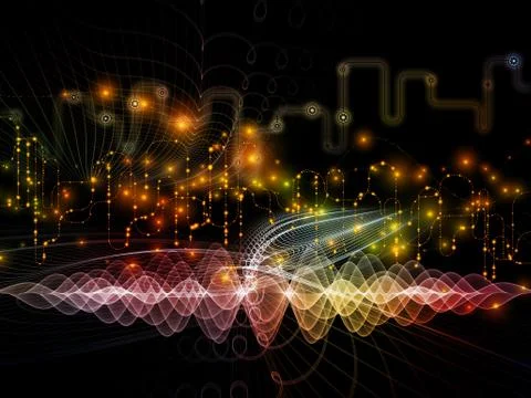 Advance of Data Transfers Stock Illustration