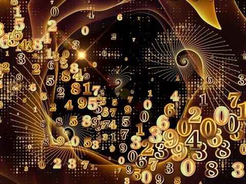 Advance of Digital Information Stock Illustration