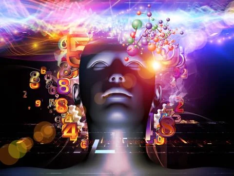 Advance of Digital Science Stock-Illustration