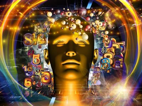 Advance of Digital Science Stock Illustration