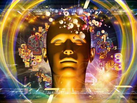 Advance of Digital Science Stock-Illustration