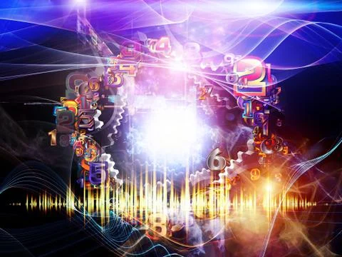 Advance of Digital Technology Stock Illustration