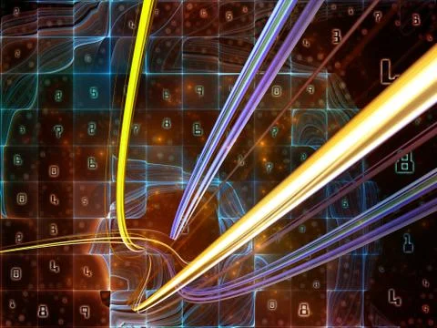 Advance of Digital World 無料イラスト素材