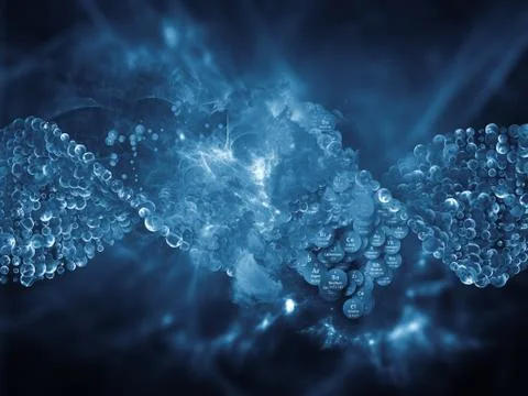 Advance of DNA Stock Illustration