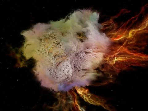 Advance of Dream Space Stock Illustration