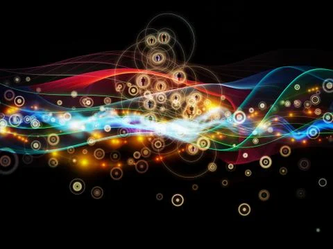 Advance of Dynamic Network 스톡 일러스트