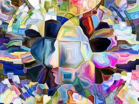 Advance of Fragmentation Stock Illustration