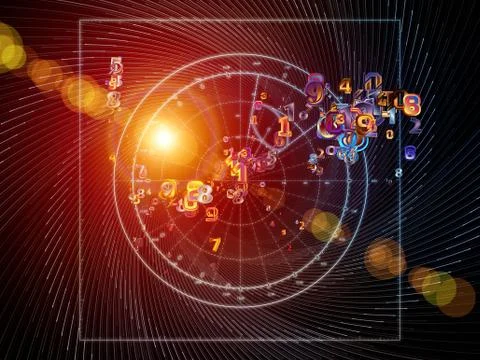 Advance of Geometry Stock Illustration