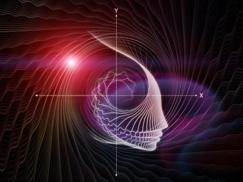 Advance of Geometry Stock Illustration