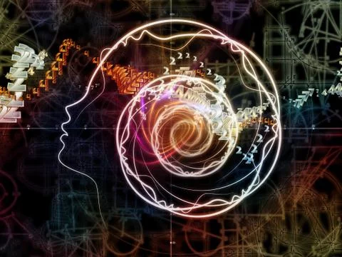 Advance of Geometry Illustrazione stock