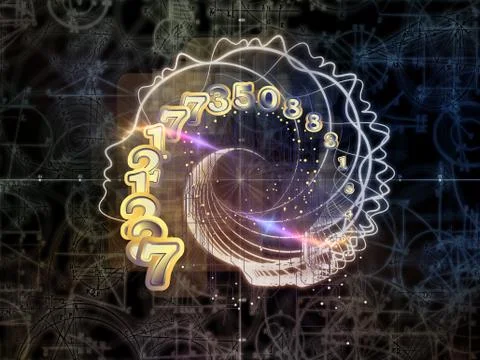 Advance of Geometry Illustrazione stock