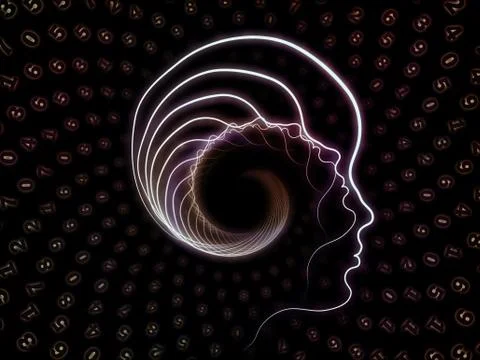 Advance of Human Technology Illustrazione stock