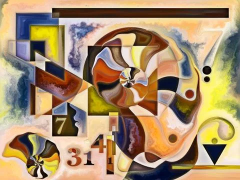 Advance of Inner Colors Stock Illustration