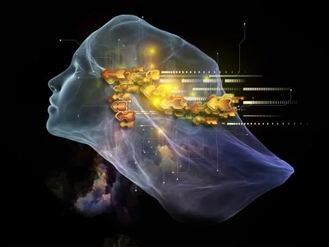 Advance of Intellect Stockillustratie