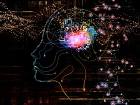 Advance of Machine Consciousness Illustrazione stock