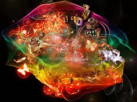 Advance of Math Visualization イラスト素材