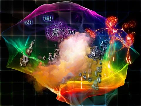 Advance of Math Visualization イラスト素材