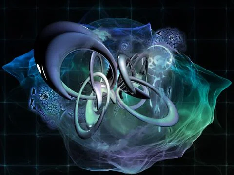 Advance of Math Visualization 스톡 일러스트