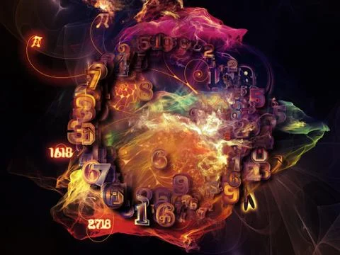 Advance of Math Visualization 스톡 일러스트