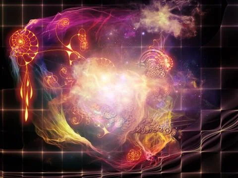 Advance of Math Visualization Illustrazione stock