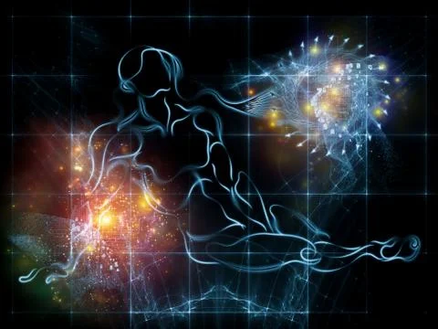 Advance of Mathematics Stock Illustration