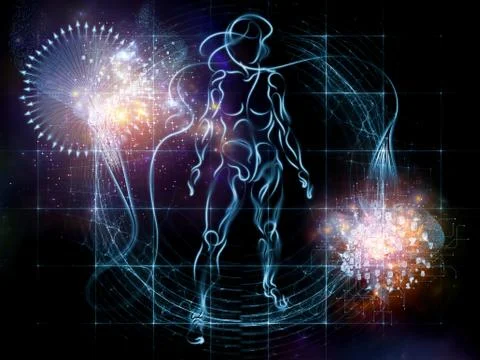 Advance of Mathematics Stock Illustration