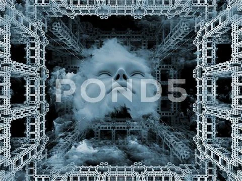 Advance of the Mind Stock Illustration