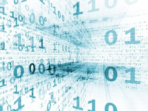 Advance of Numbers Stock Illustration