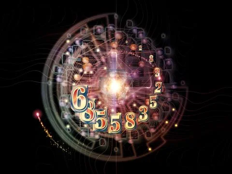 Advance of Numbers イラスト素材
