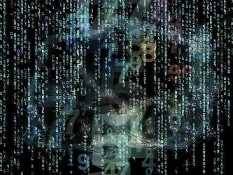 Advance of Numbers 库存插图