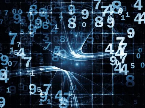 Advance of Numbers イラスト素材